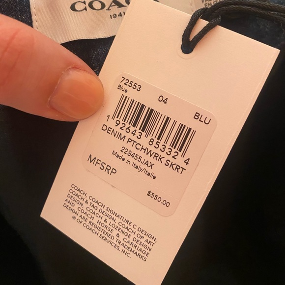 Coach Patchwork Skirt - Picture 7 of 7